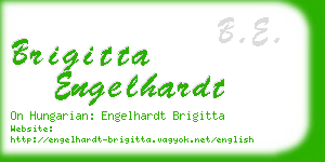 brigitta engelhardt business card